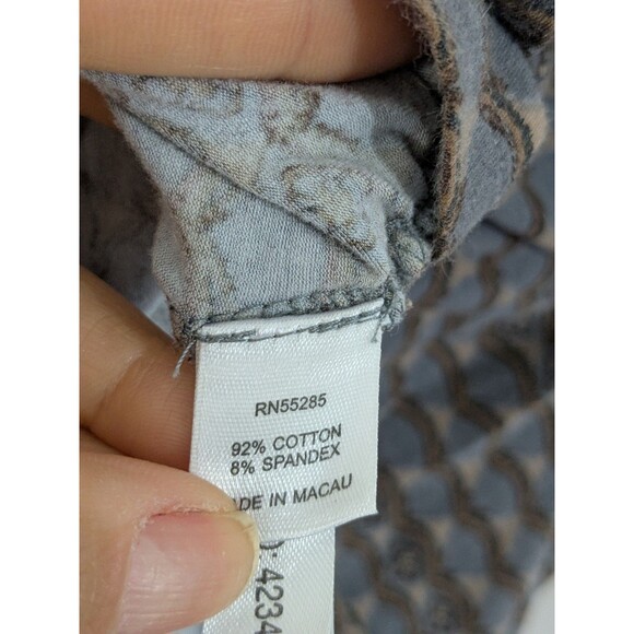 Vintage Y2K Tank Top Cami Shelf Bra Size L Stretch Ruched Sides Boho Hippie - Picture 5 of 7